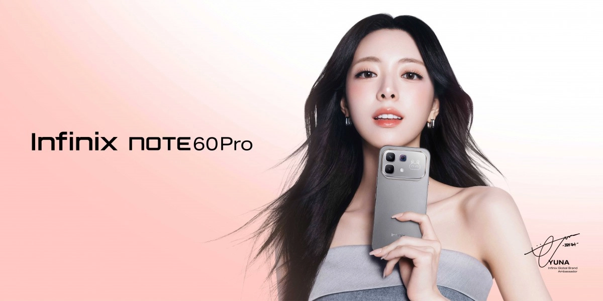 Itzy's Yuna, Infinix NOTE 60 Pro global ambassador