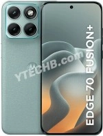 Motorola Edge 70 Fusion+ smartphone render and specs.