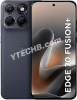 Motorola Edge 70 Fusion+ smartphone front and back.