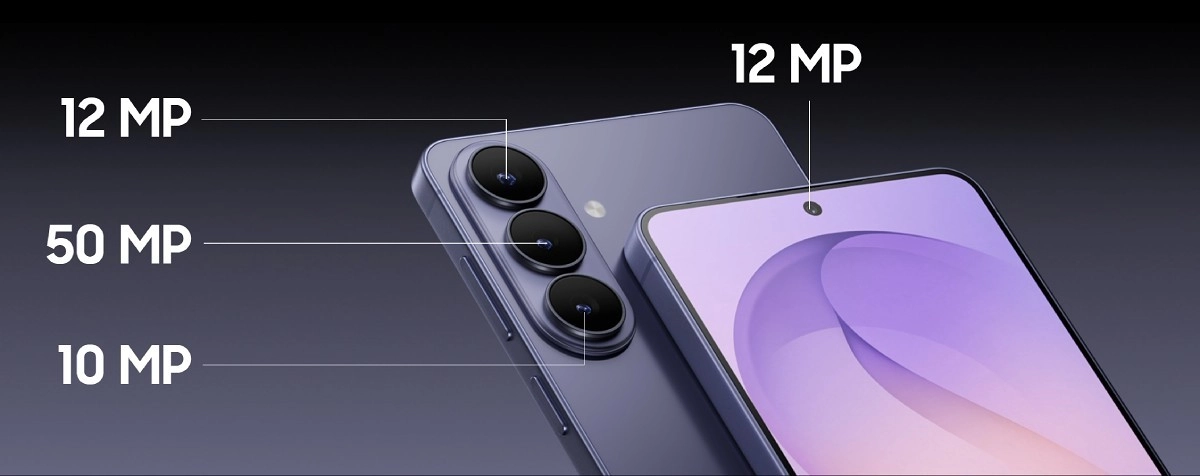 12MP, 50MP, 10MP.