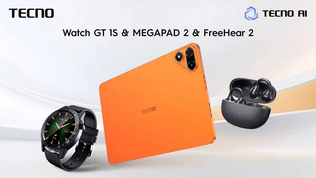 Tecno Watch GT 1S, MEGAPAD 2, FreeHear 2.