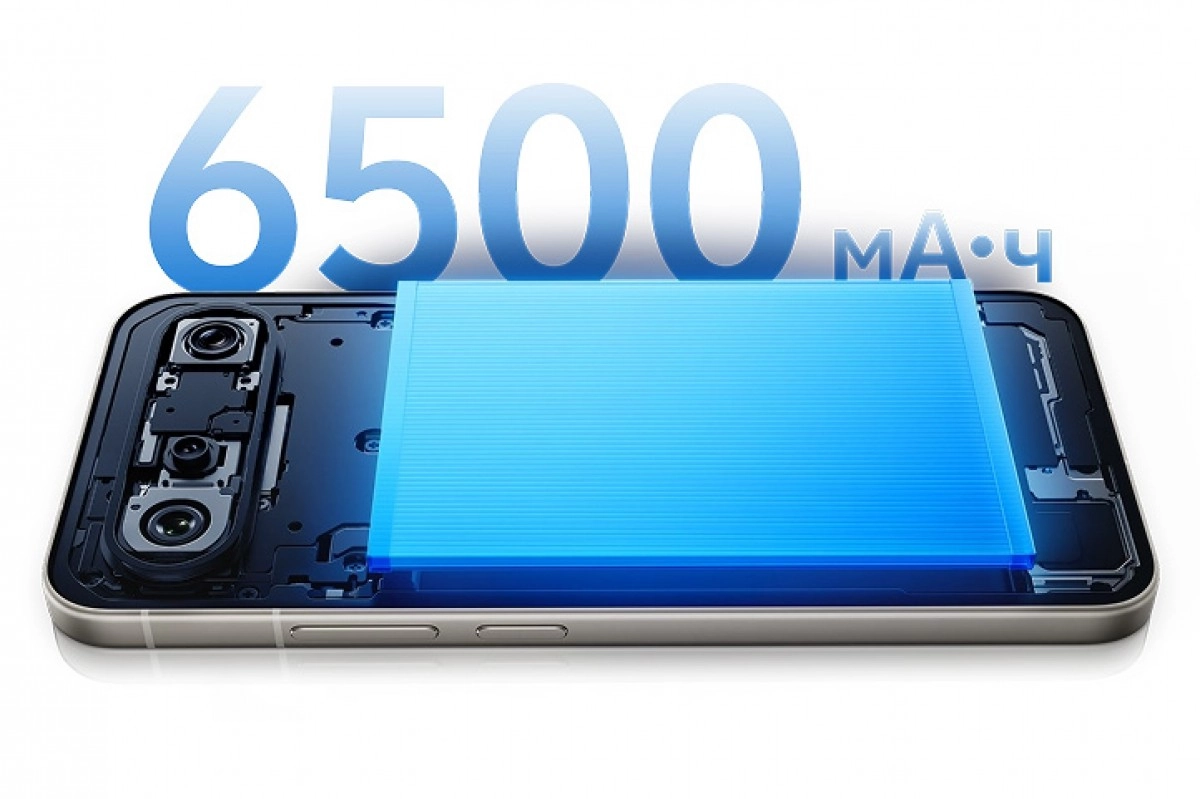 vivo X300 FE 6500 mAh battery capacity