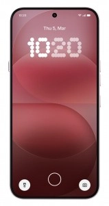 Nothing Phone (4a) Pro red lock screen display