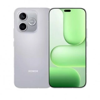 Honor 600 Lite smartphone front and back light grey