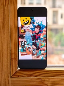 TCL NxtPaper AMOLED display shows comic book panel.