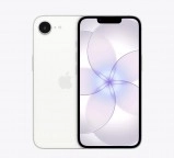 White iPhone 17e concept image, front and back.