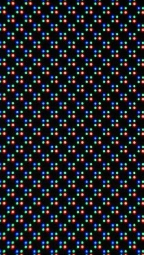 Samsung Galaxy S26 Ultra display RGB subpixels.