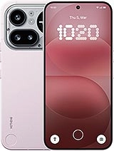 Trending pink Realme smartphone, front and back.