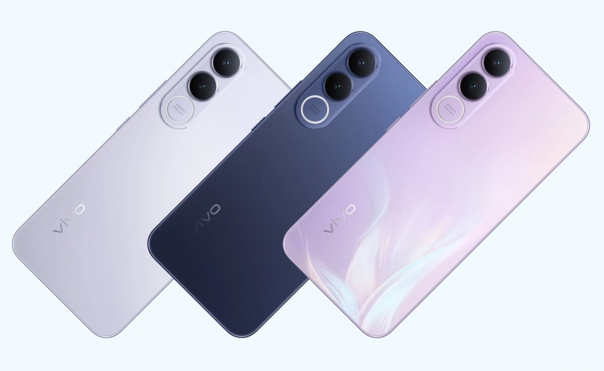 Vivo V70 FE in three colors, 200MP camera.