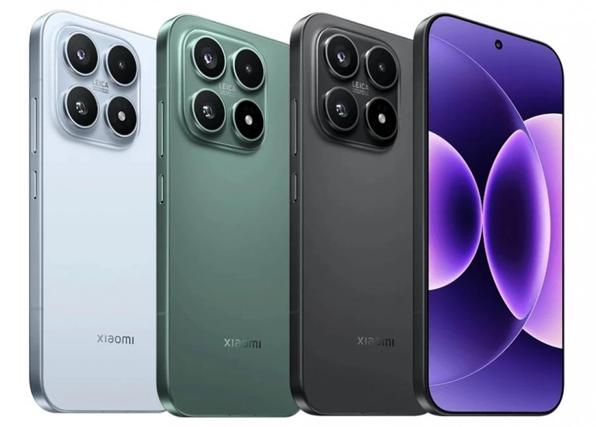 Xiaomi 17 and 17 Ultra phones in multiple colors.