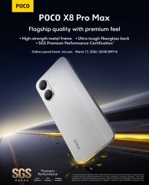 Poco X8 Pro Max flagship phone launch event.
