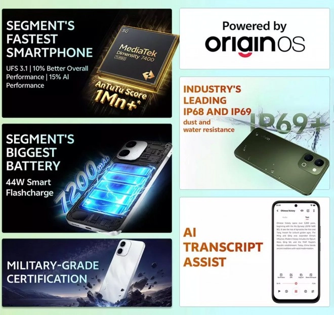 fast processor, big battery, IP68/69.