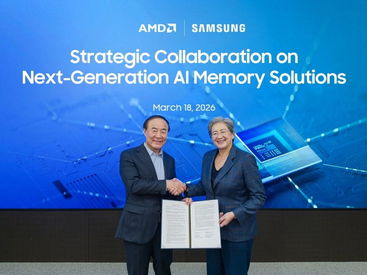 AMD and Samsung sign AI HBM4 memory deal.