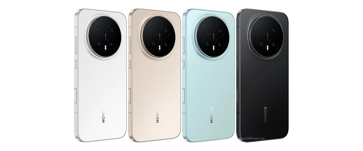 Honor Magic9 phone backs with large circular cameras.