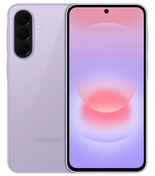 Samsung Galaxy A57 and A37 purple phone back.