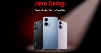 Xiaomi Redmi 15A phone showcasing its hero design.