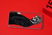 OnePlus 15T phone screen with red background.