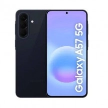 Samsung Galaxy A57 5G smartphone front and back.