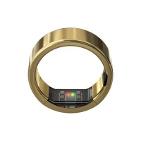 Gold Ultrahuman Ring Pro smart ring with sensors