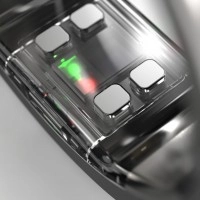 Ultrahuman Ring Pro charging contacts with LED indicator