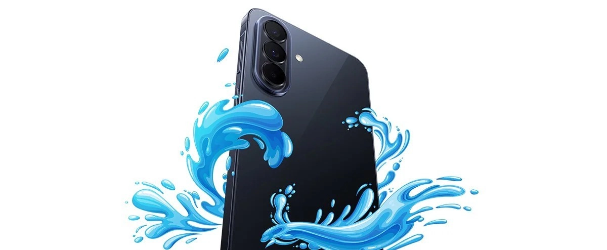 Samsung A57/A37 with water splashes