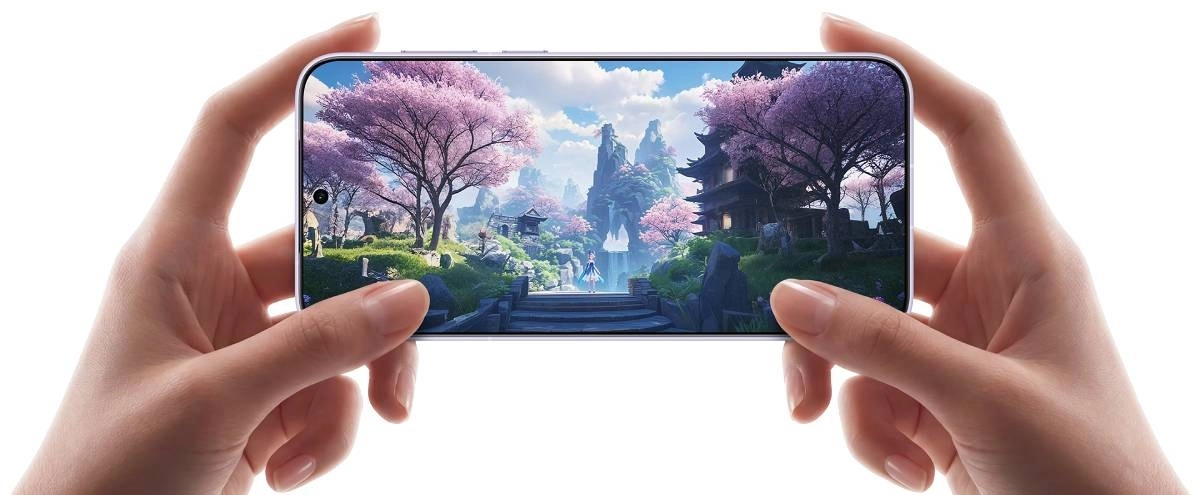 vivo X300s displaying a colorful mobile game