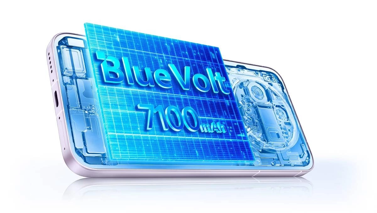 vivo X300s BlueVolt 7100 mAh battery.