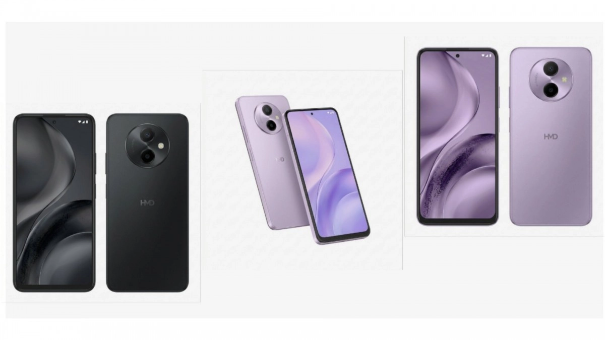 HMD Crest 2, Crest 2 Pro, Arc 2 smartphone renders.
