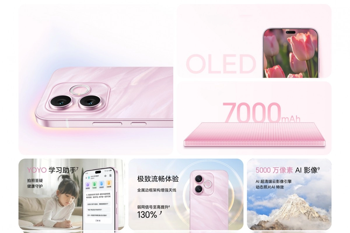 Honor X80i with 7000mAh battery and OLED screen.