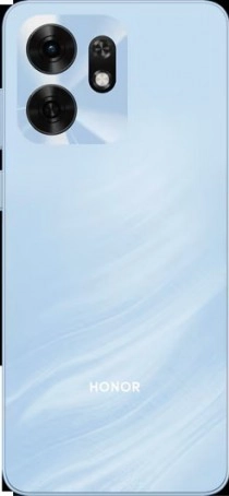 Honor Play 80 light blue back view