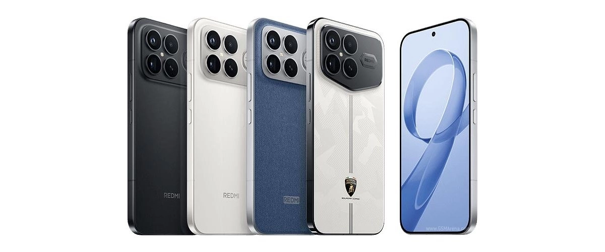 Xiaomi Redmi phones in multiple colors.