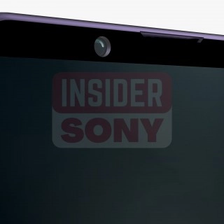 Xperia 1 VIII front punch-hole camera render