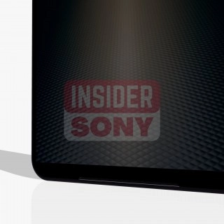 Insider Sony watermark on dark textured phone corner.
