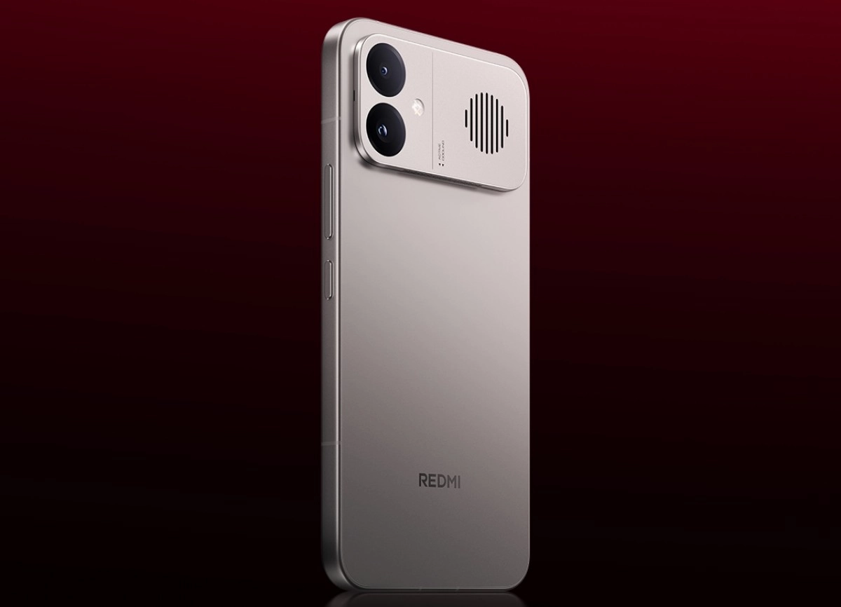 Redmi K90 Max design revealed, showing dual cameras.