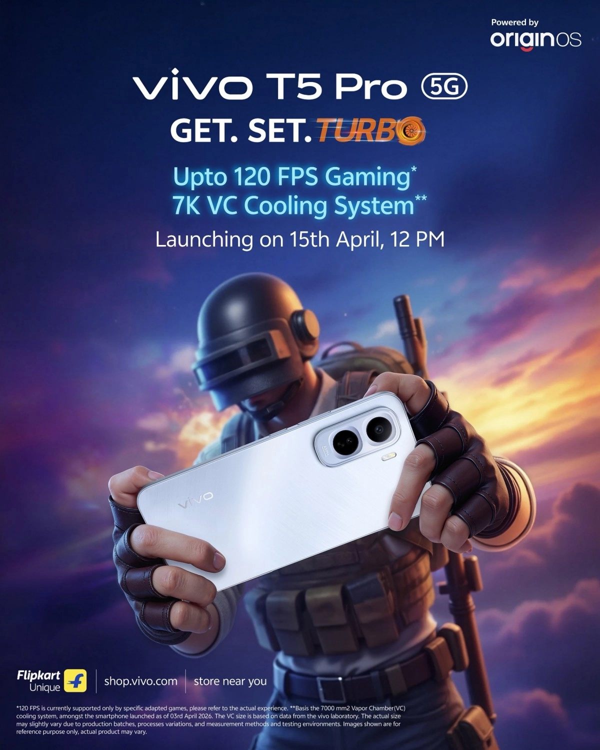 Vivo T5 Pro gaming phone launch April 15