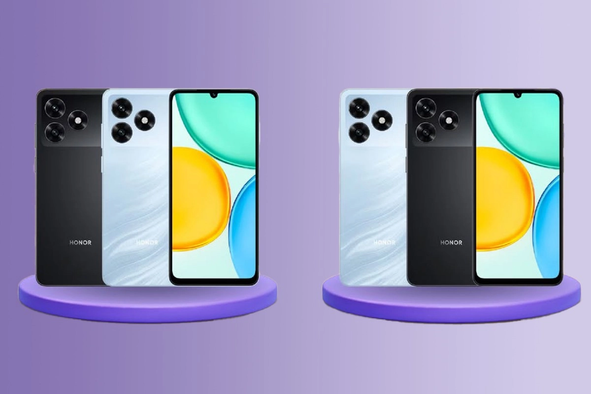 Honor X5d and X5d Plus phones in black and blue.