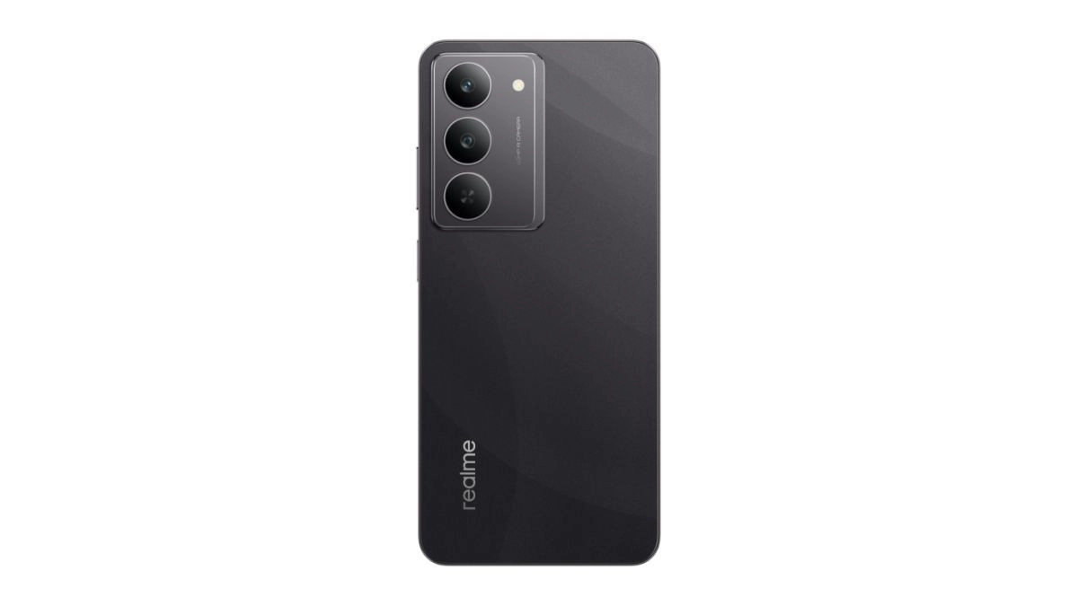Realme C100i phone rear with camera module.