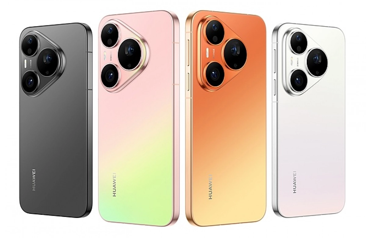 Huawei Pura 90 Pro series design in four colors.