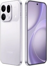 Oppo Find X9s Pro in silver, front and back.
