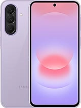 Samsung lavender phone with triple camera.