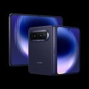 Huawei Pura X Max folding phone in dark blue