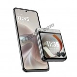 Motorola Razr 70 in Pantone Bright White.