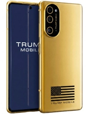 Trump Mobile T1 phone renders, gold finish