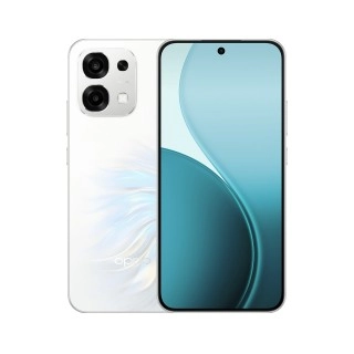 Oppo F33 Pro white with large battery.
