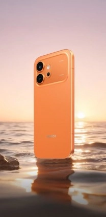 Orange Honor 600 Pro phone on water