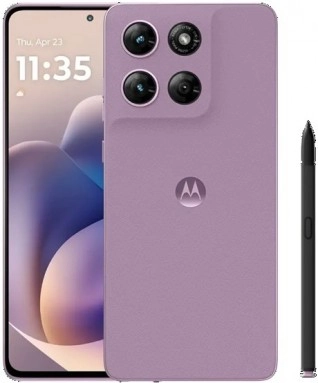 Motorola Moto G Stylus (2026) phone with stylus.