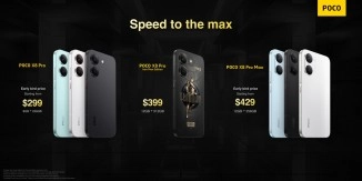 Poco X8 Pro and X8 Pro Max phones and prices.