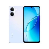 vivo Y6t smartphone white with dual cameras