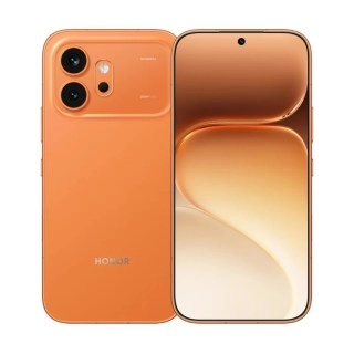 Honor 600 Pro phone front and back orange design