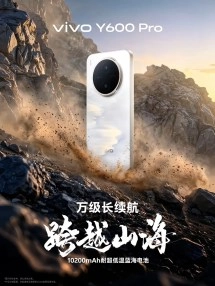 vivo Y600 Pro with 10200mAh battery.